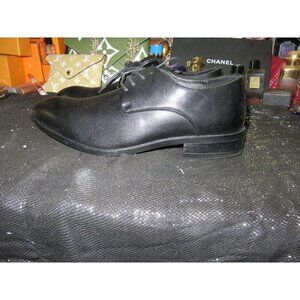 Men's Fashion Classic Black Leather Lace Up Loafers Dress Shoes size 43 or US 11